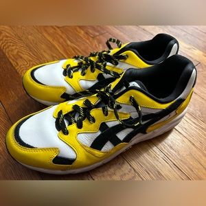Yellow and black ASICS, size 10.5